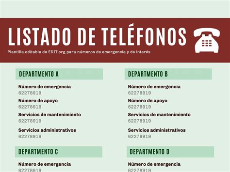 Teléfonos de interés